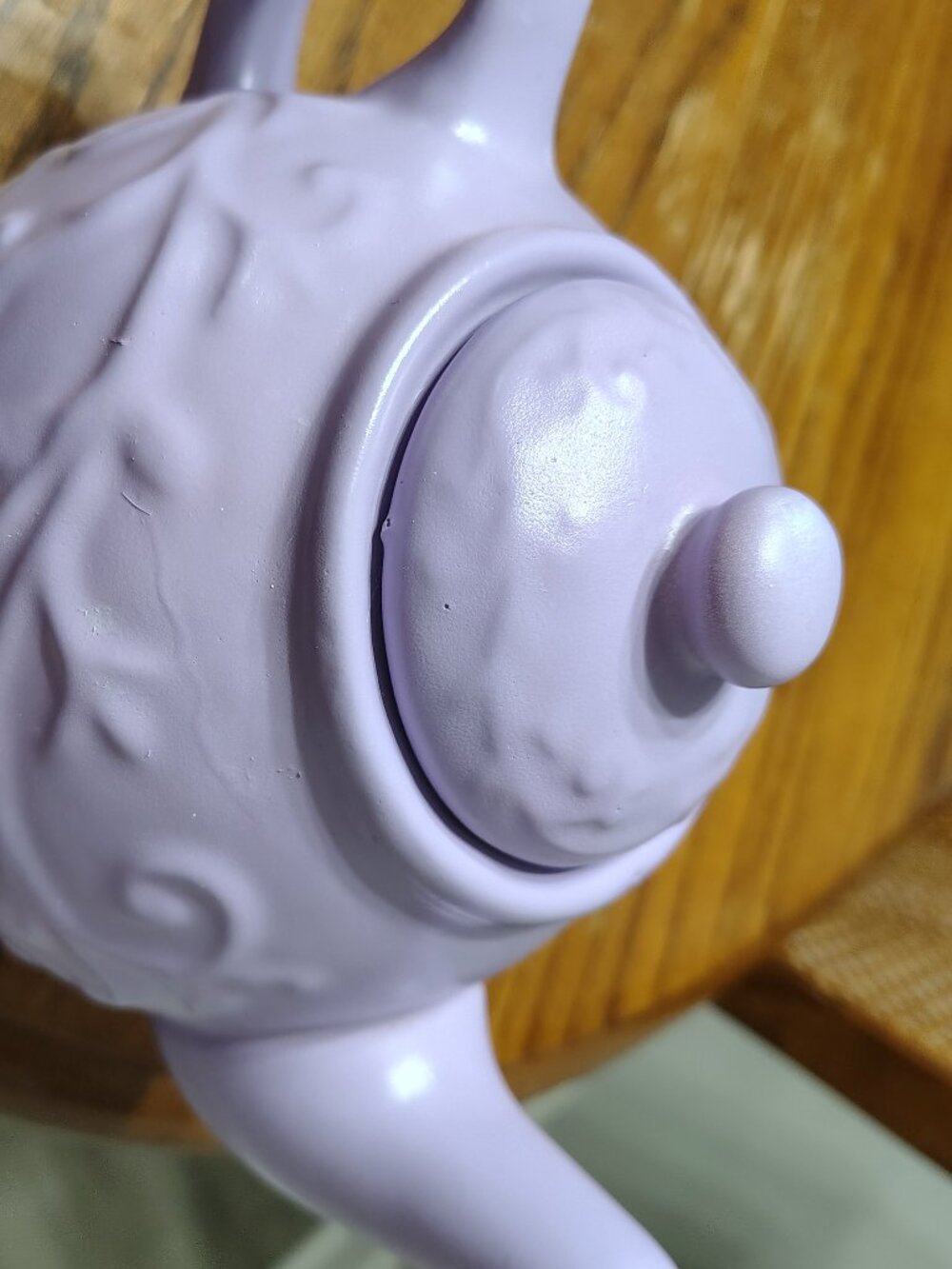 hand painted teapot